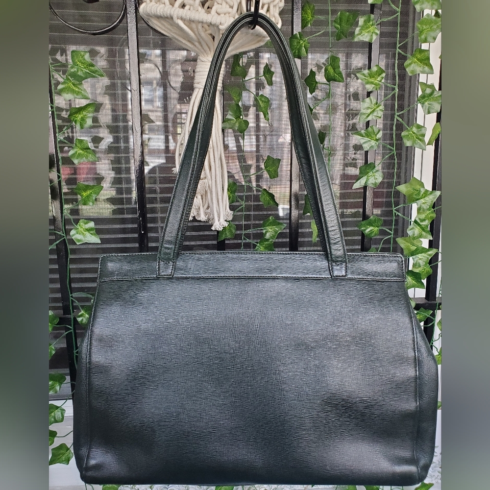Gucci Structured Green Leather Bag - Picture 3 of 17